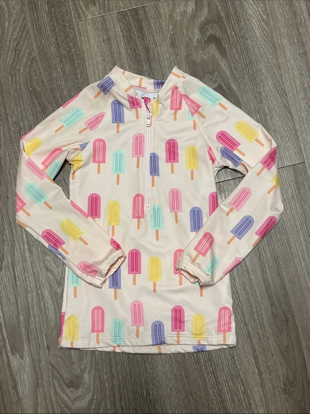 Monica + Andy Rash Guard Popsicle Print Summer Size 4T Beach Vacation | outdoor